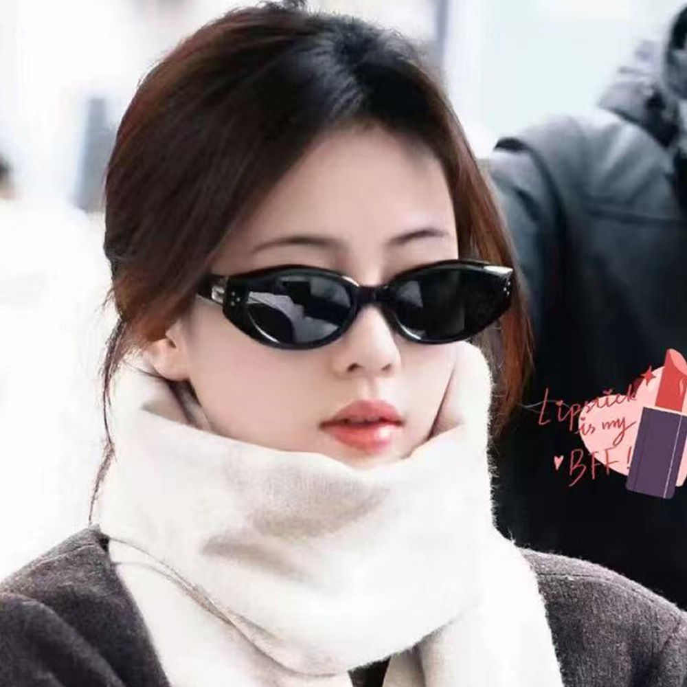 Exclusive for Regular Customers: Xiaohongshu Retro Cat-Eye Sunglasses for Women, New High-End Polarized Sunglasses with Uv Protection