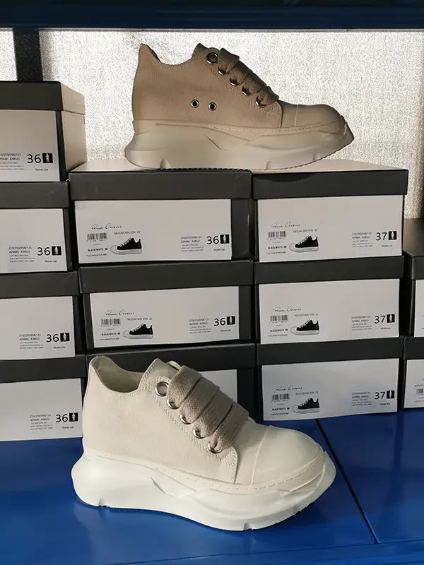 Ro Thick Shoelaces Low Ankle Men's and Women's Shoes Thick Sole Increased Canvas Sneakers Double Layer Combination Sole Fashion Easiest for match Trbottomy Casual Shoes