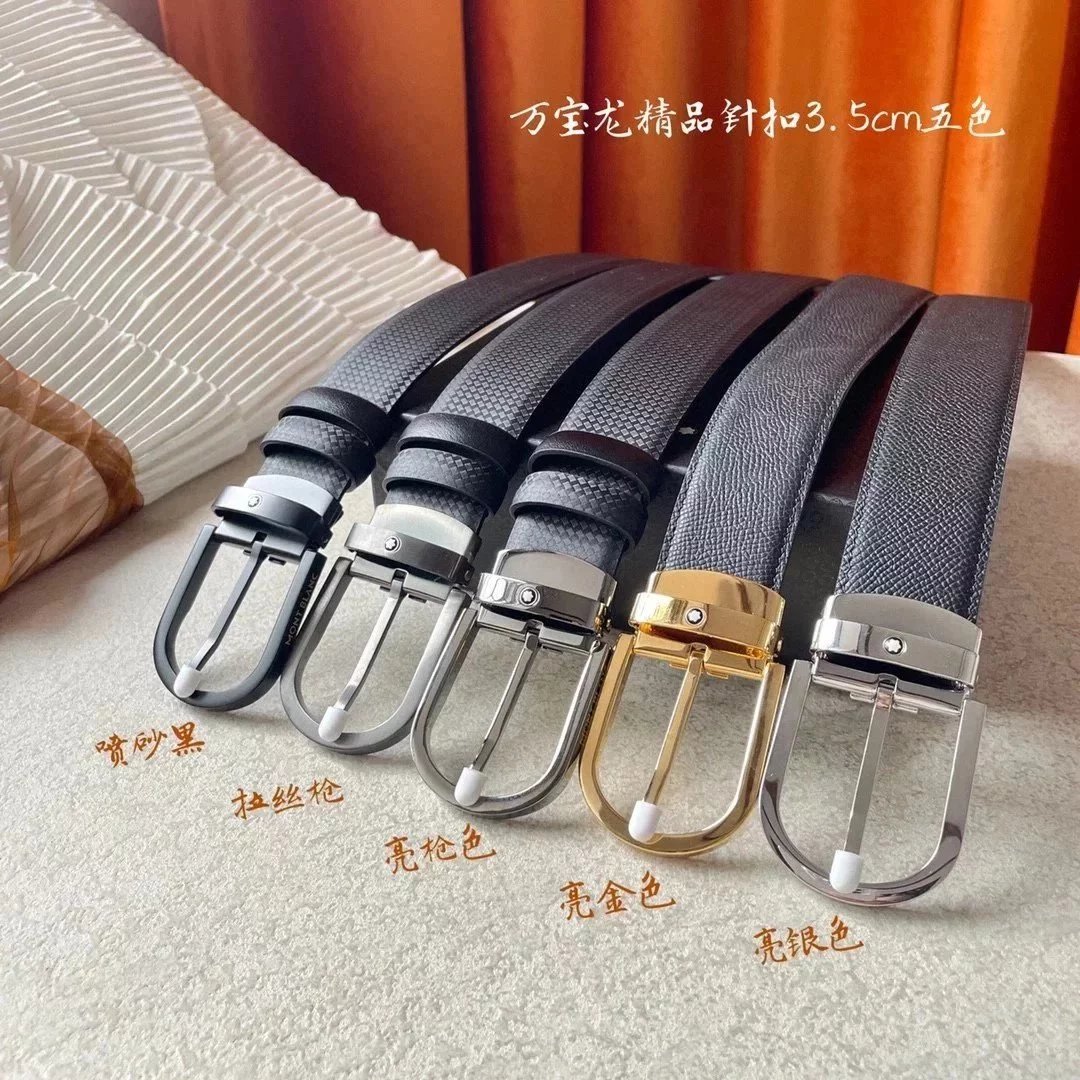 Montblanc Pin Buckle Belt 3.5cm