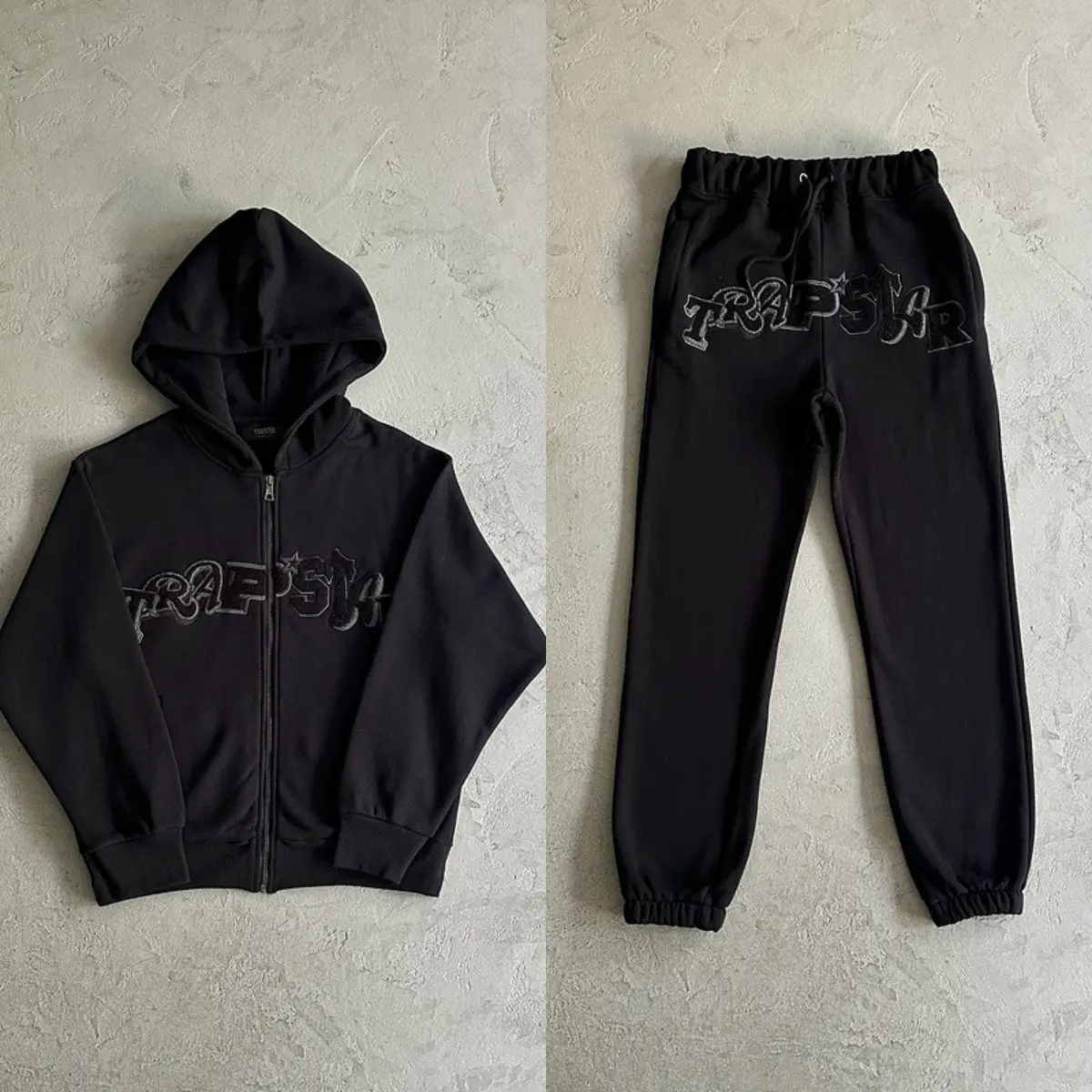 2025Trapstar Sweatshirt Sweatshirt Zipper Jacket Set Arched Letter Embroidery UKDRIPDRILL Mens