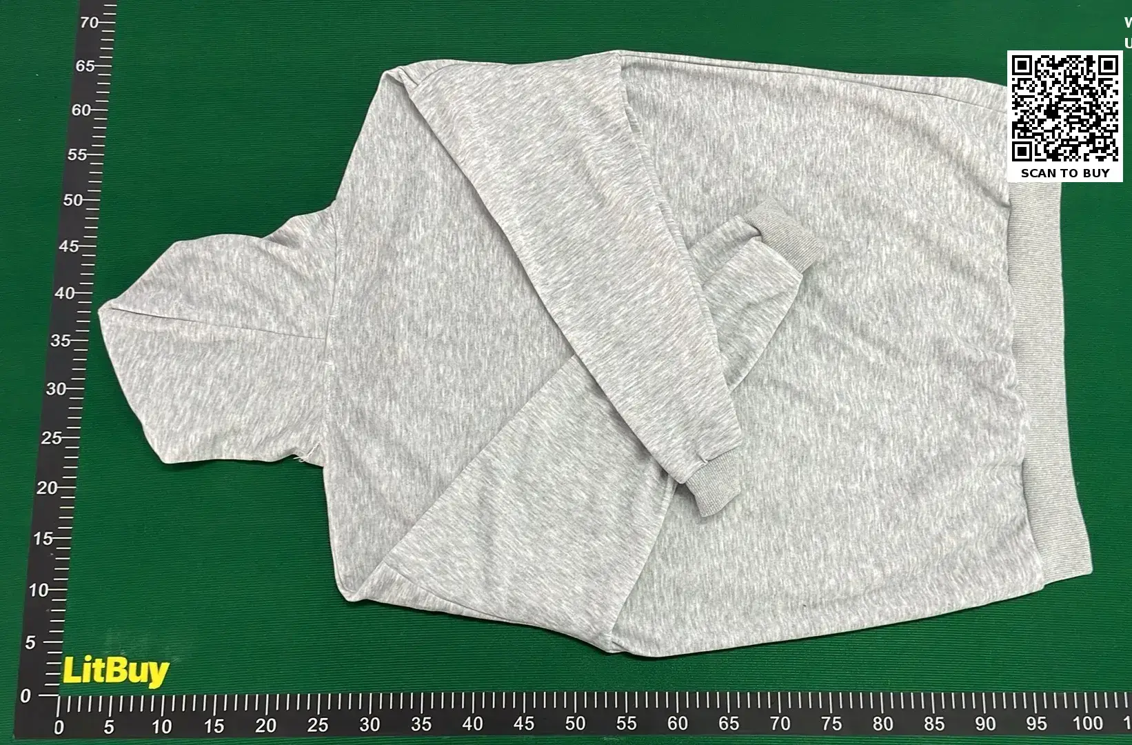 LitBuy Grey Hoodie