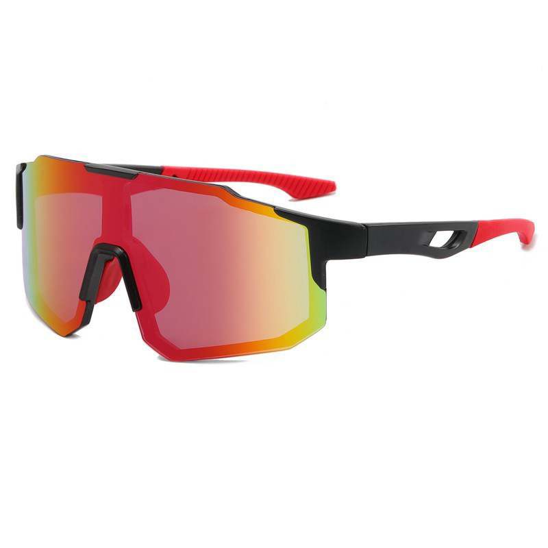 Outdoor Big Frame Riding Glasses Ski Mountaineering Colorful Film Sports Sunglasses Windproof Eye Protection UV Protection Sunglasses
