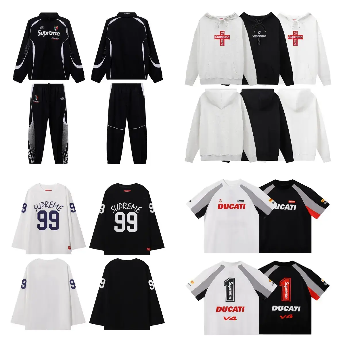 High Version Sup X Umb Ying Bo Joint Football Jacket Casual Simple Fashion Zipper High Collar Jacket