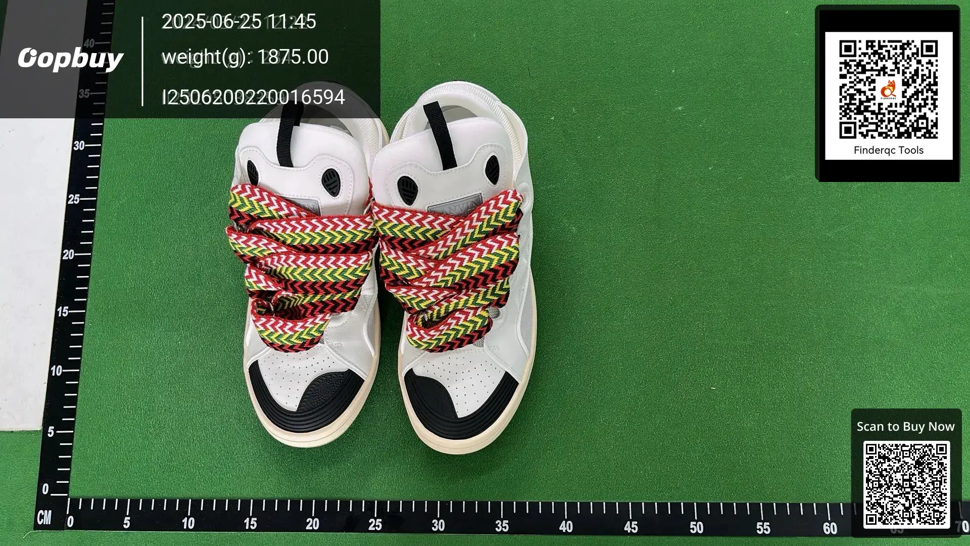 Lanvin Curb Sneakers White