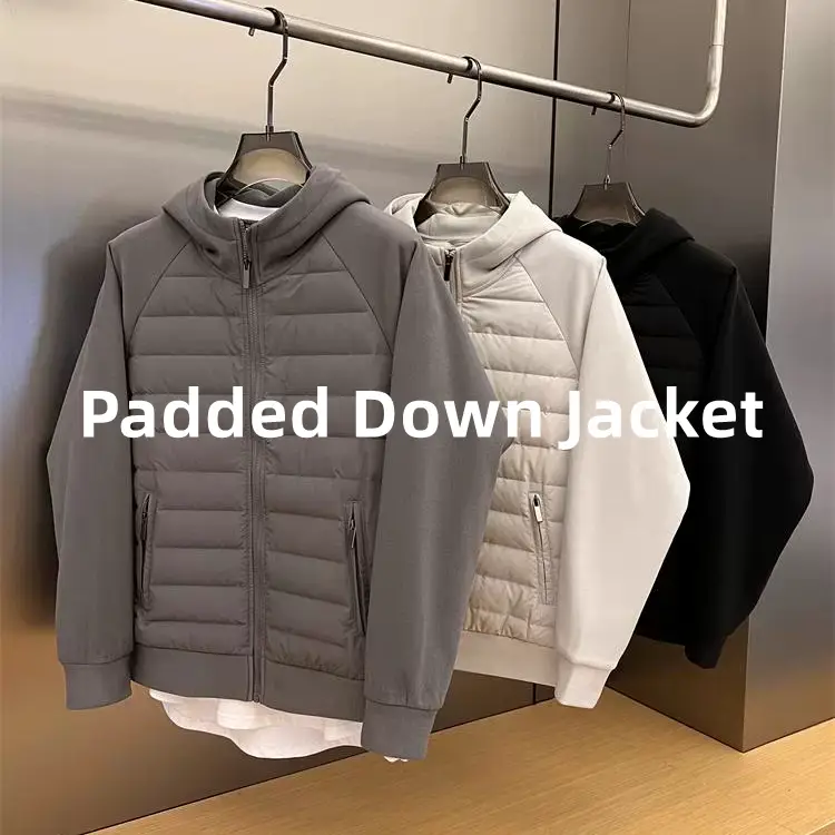 JHXDF # PRO038 Padded Down Jacket Hoodie Down Down