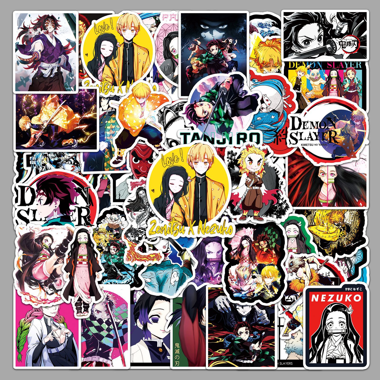 50 pieces of cartoon stickers for luggage, laptop, car refrigerator, mobile phone decoration stickers