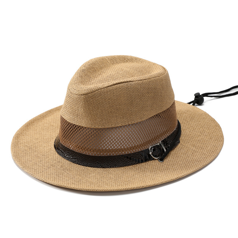 Cooling Hat, Sunshade Hat, Breathable Sun Protection Hat, Thin Straw Hat, Men's Summer Hat, Hollow-Out Hat, Mesh Hat