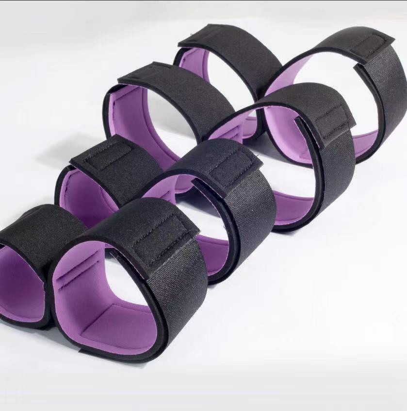 Black purple sponge hand leg strap adult SM sex products couple fun binding hand ankle wrist thigh toys wholesale