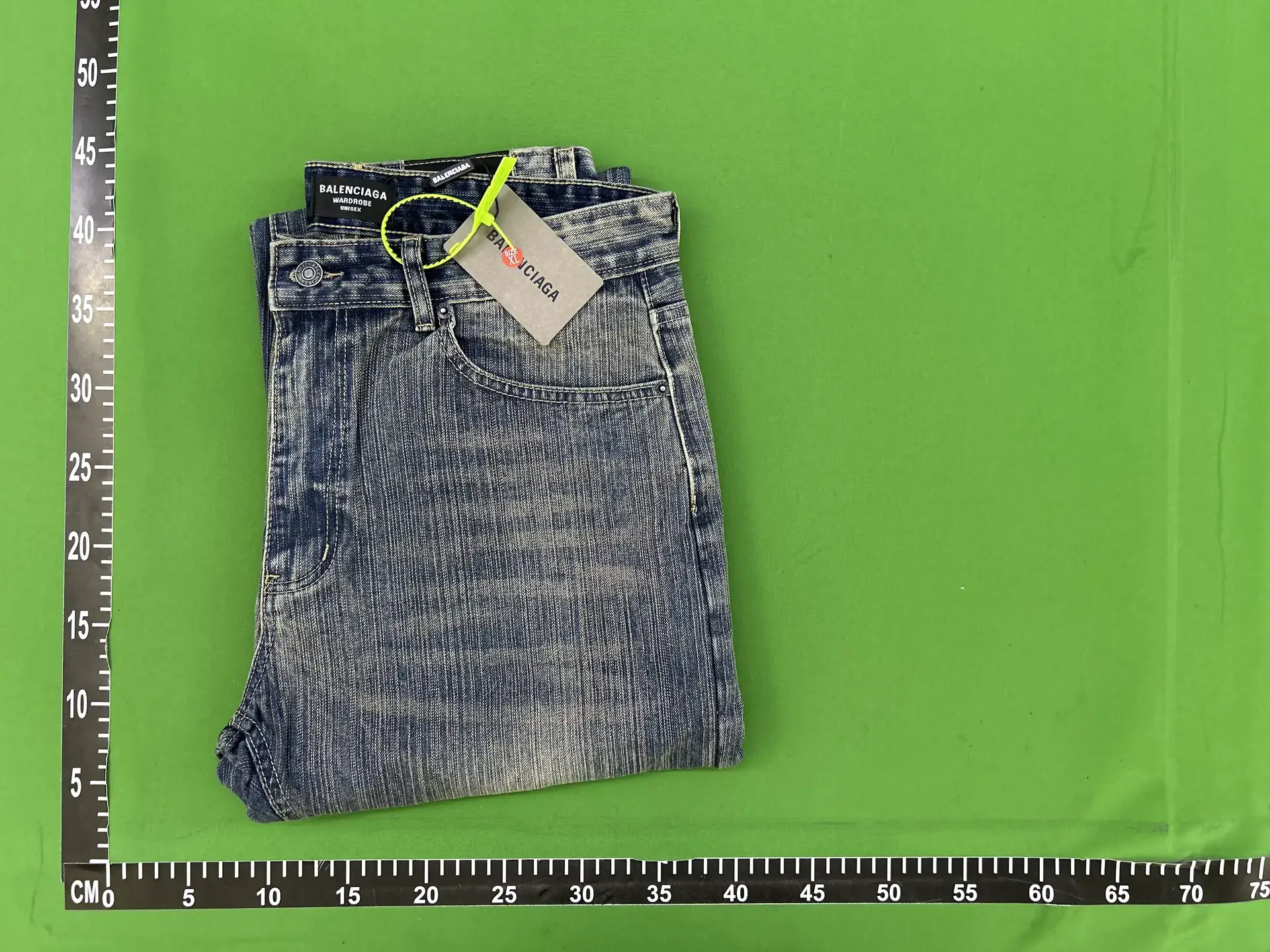 Fall and winter Original Paris Style Bootcut Fashion Week Slub Cotton B Brand Slight Flare Denim Unisex Trendy pants