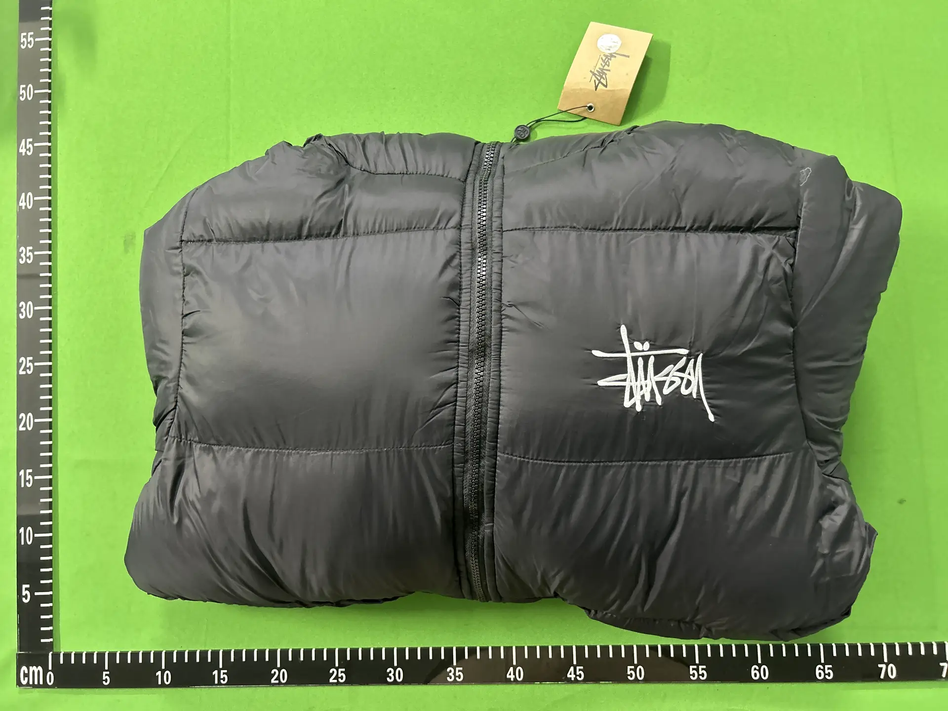Stussy Puffer Jacket Black
