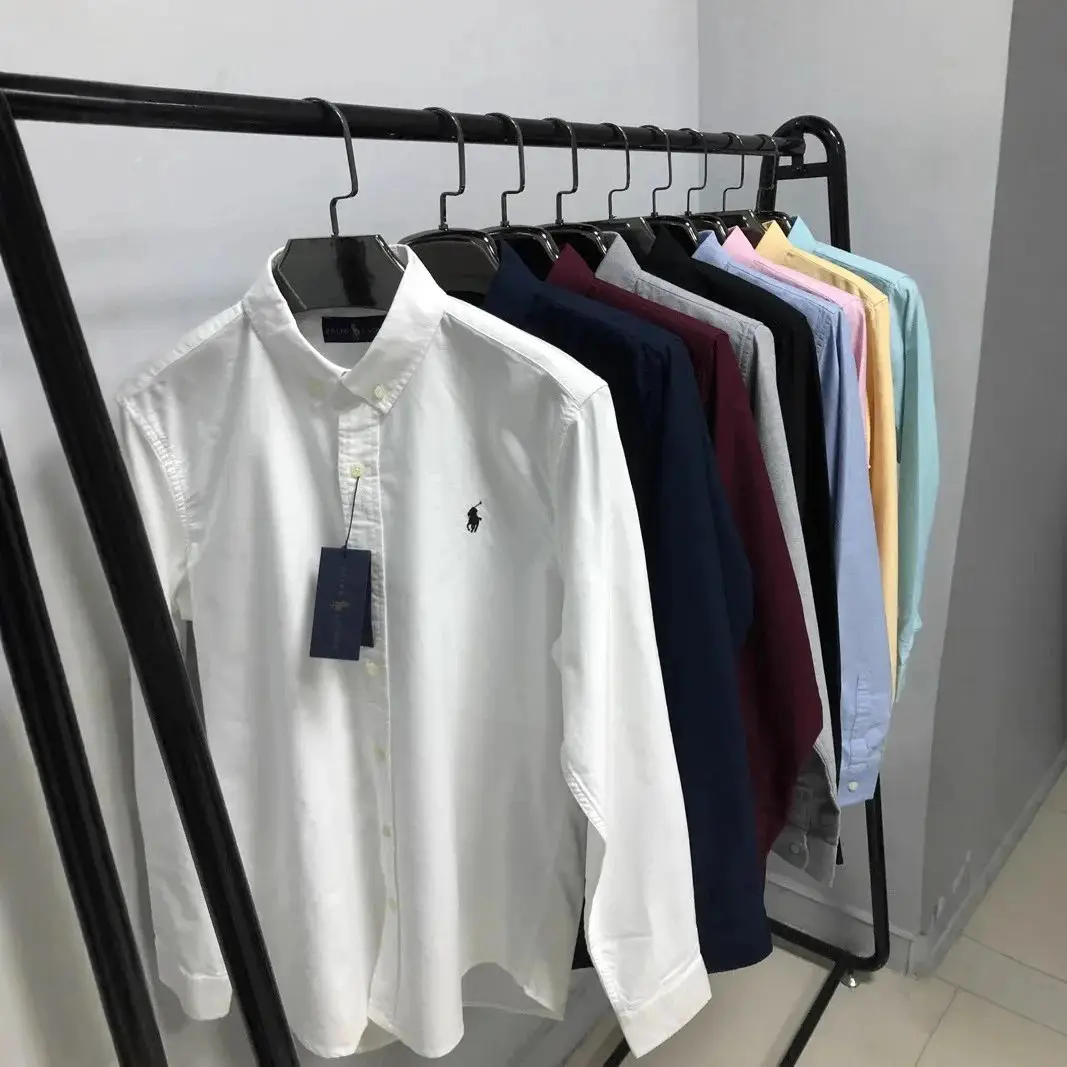 * :: Men's business casual long-sleeved shirt*