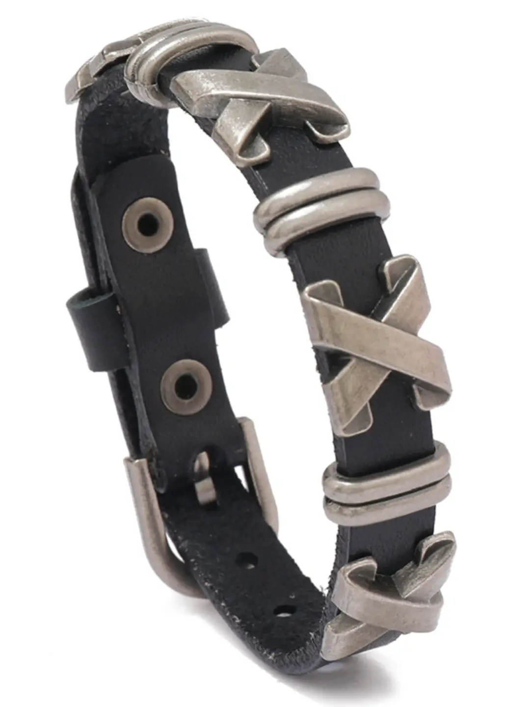 Soulcollision New Jewelry European and American Fashion Simple Punk Style Cowhide Bracelet