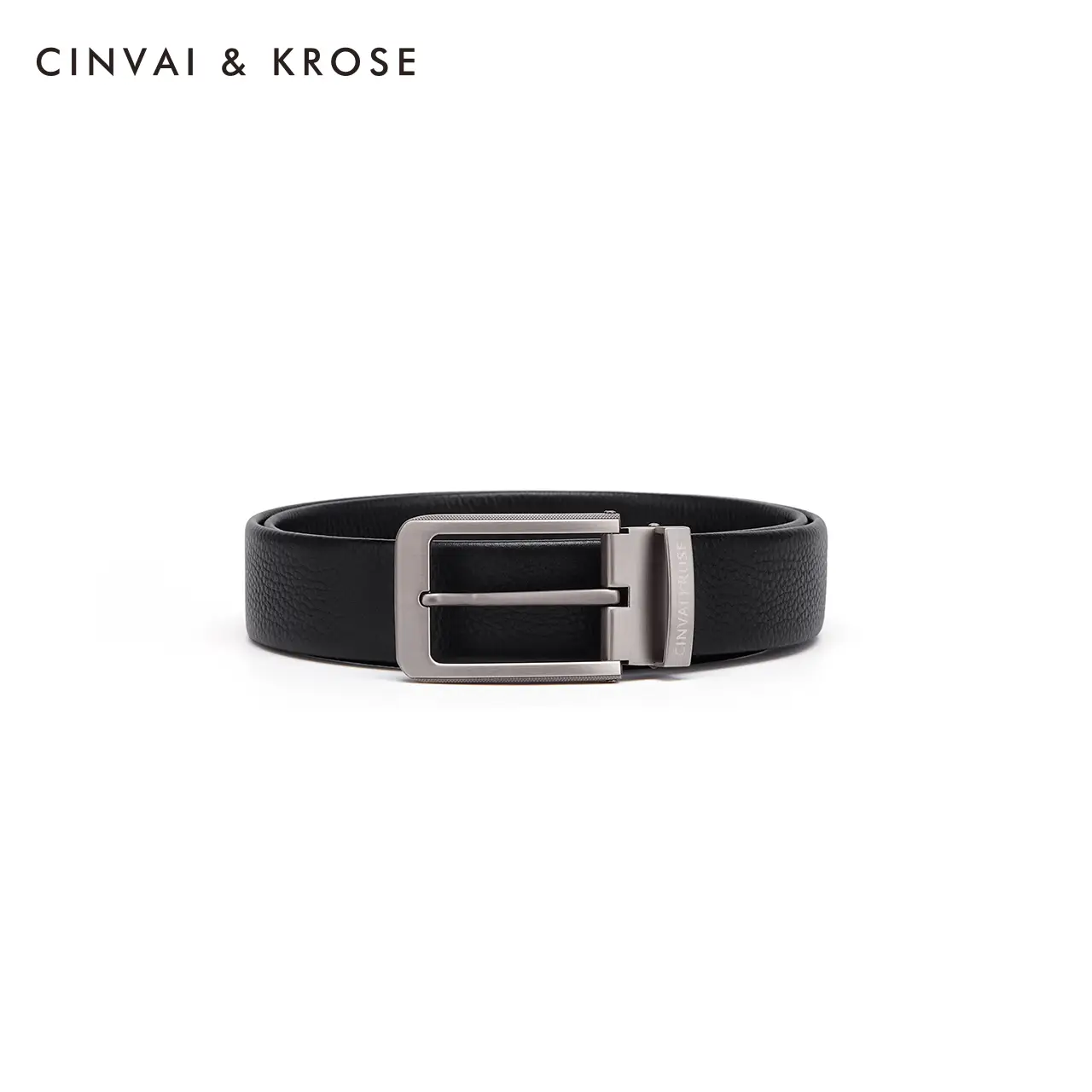 Official Website Small C&K Flagship Store Belt Men Genuine Leather First Layer Cowhide Belt High-End Pin Buckle Trouser Belt Gift Boyfriend