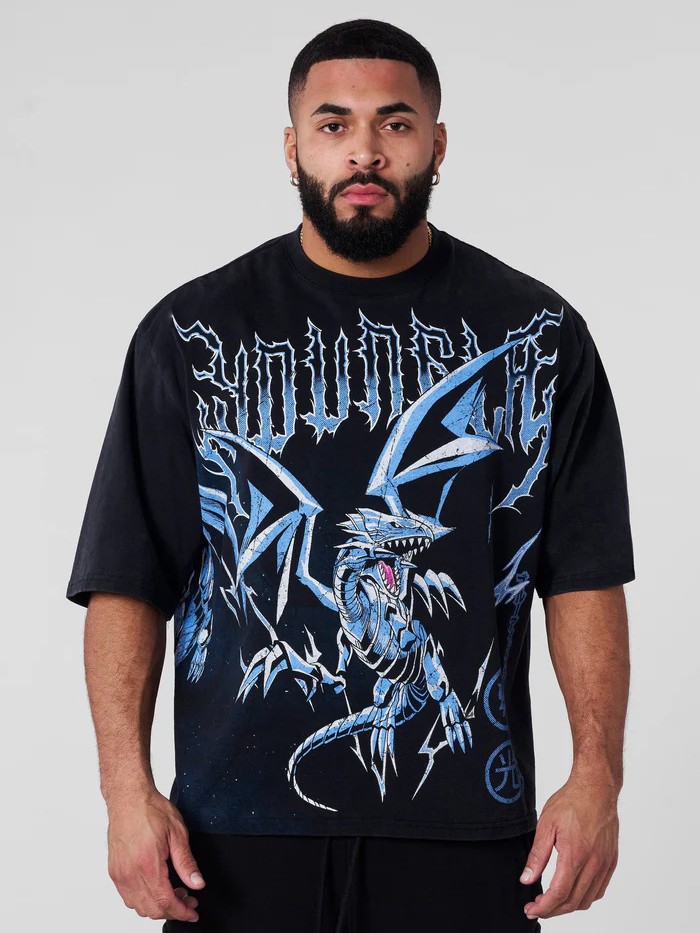 Youngla Yu-Gi-Oh Blue-Eyes White Dragon T-Shirt