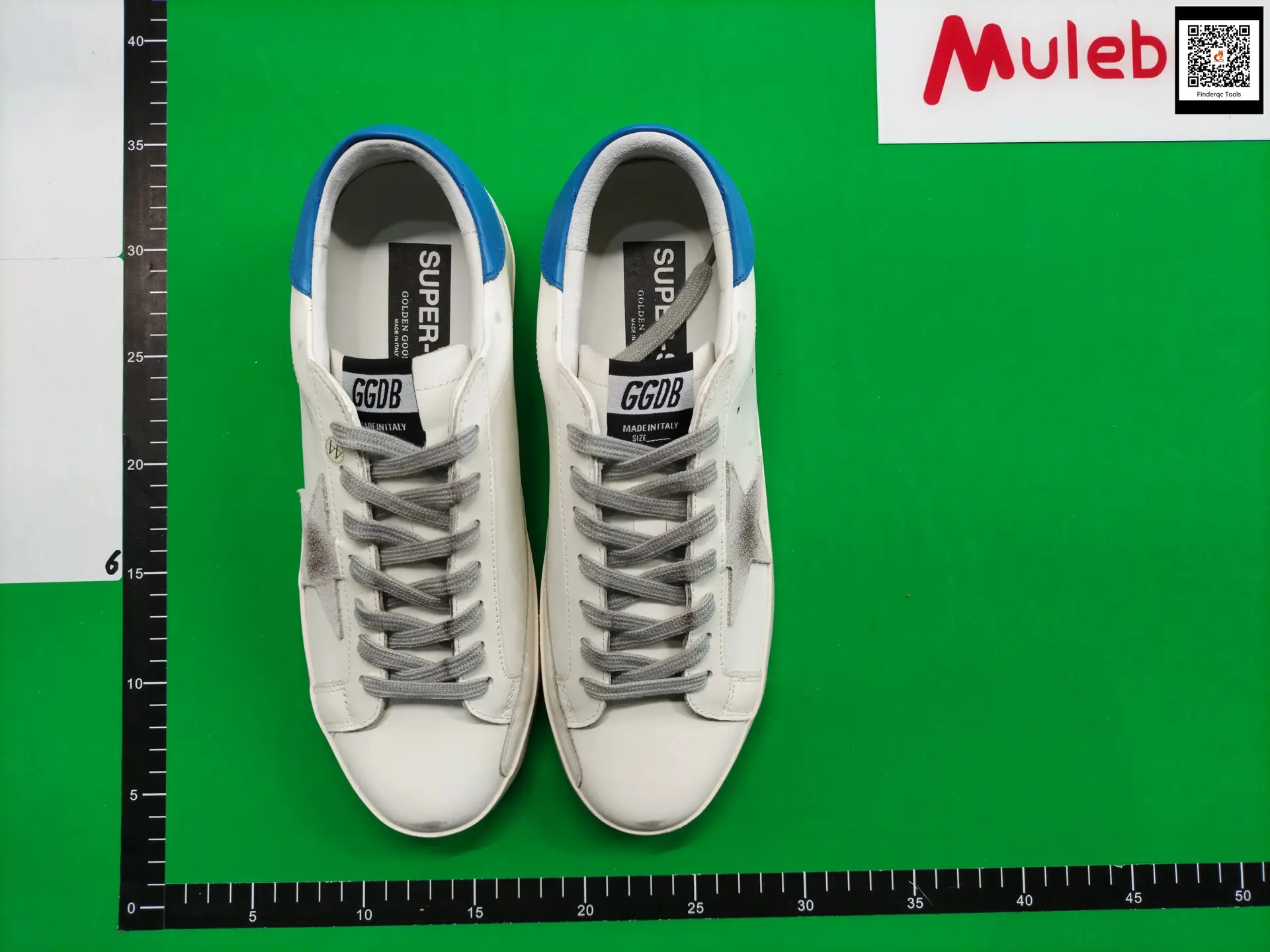 Golden Goose Superstar White Blue