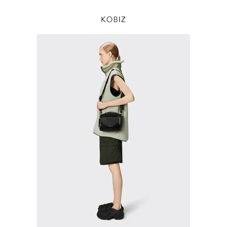 Rains Box Bag Crossbody Satchel Square Bag Pillow Bag Waterproof Outdoor Work Clothing Neutral Shoulder Bag Kobiz