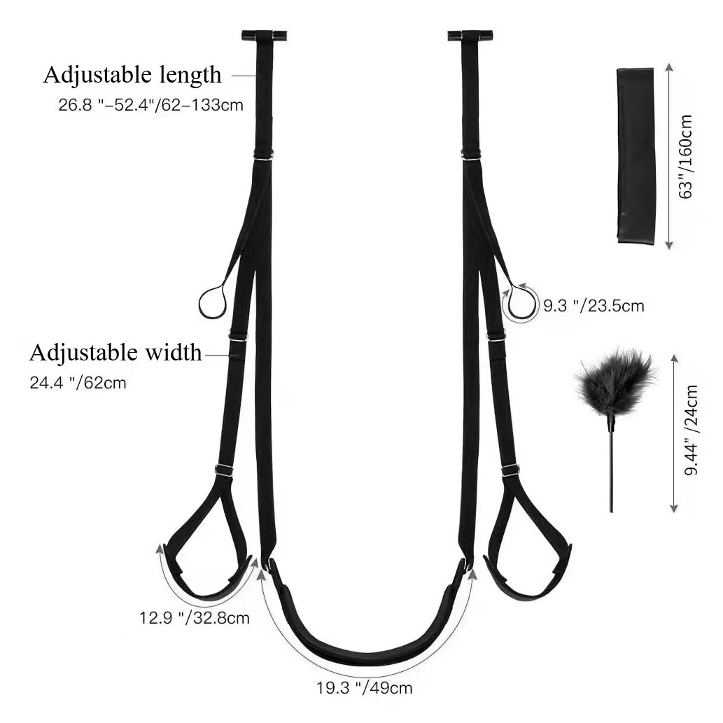 Adult SM fun nylon cushion Carmen swing husband and wife auxiliary alternative flirting toy products factory wholesale