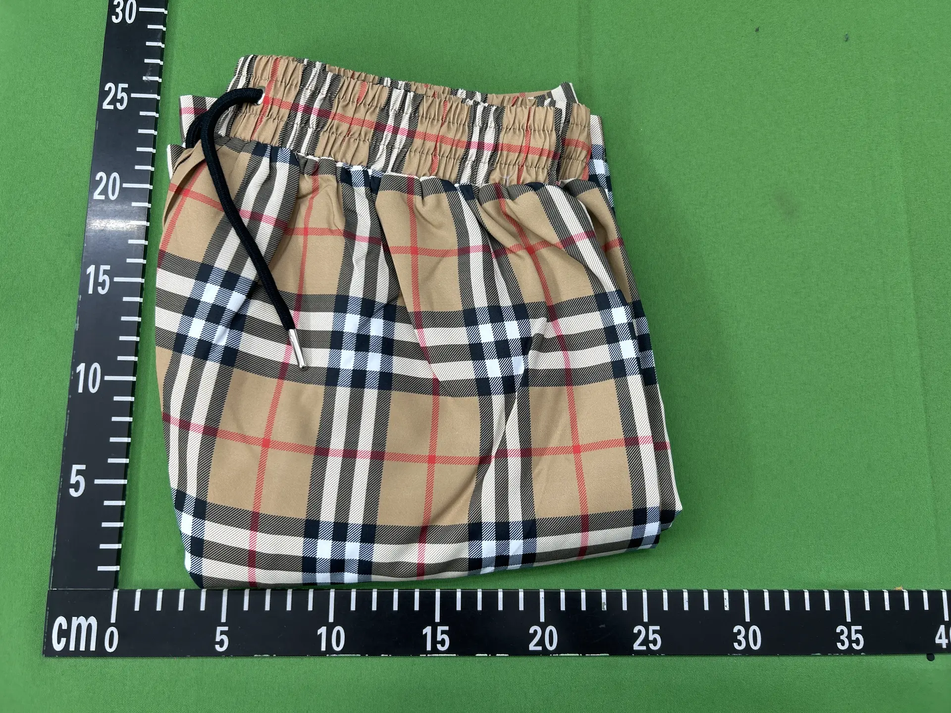 Burberry Check Drawstring Shorts