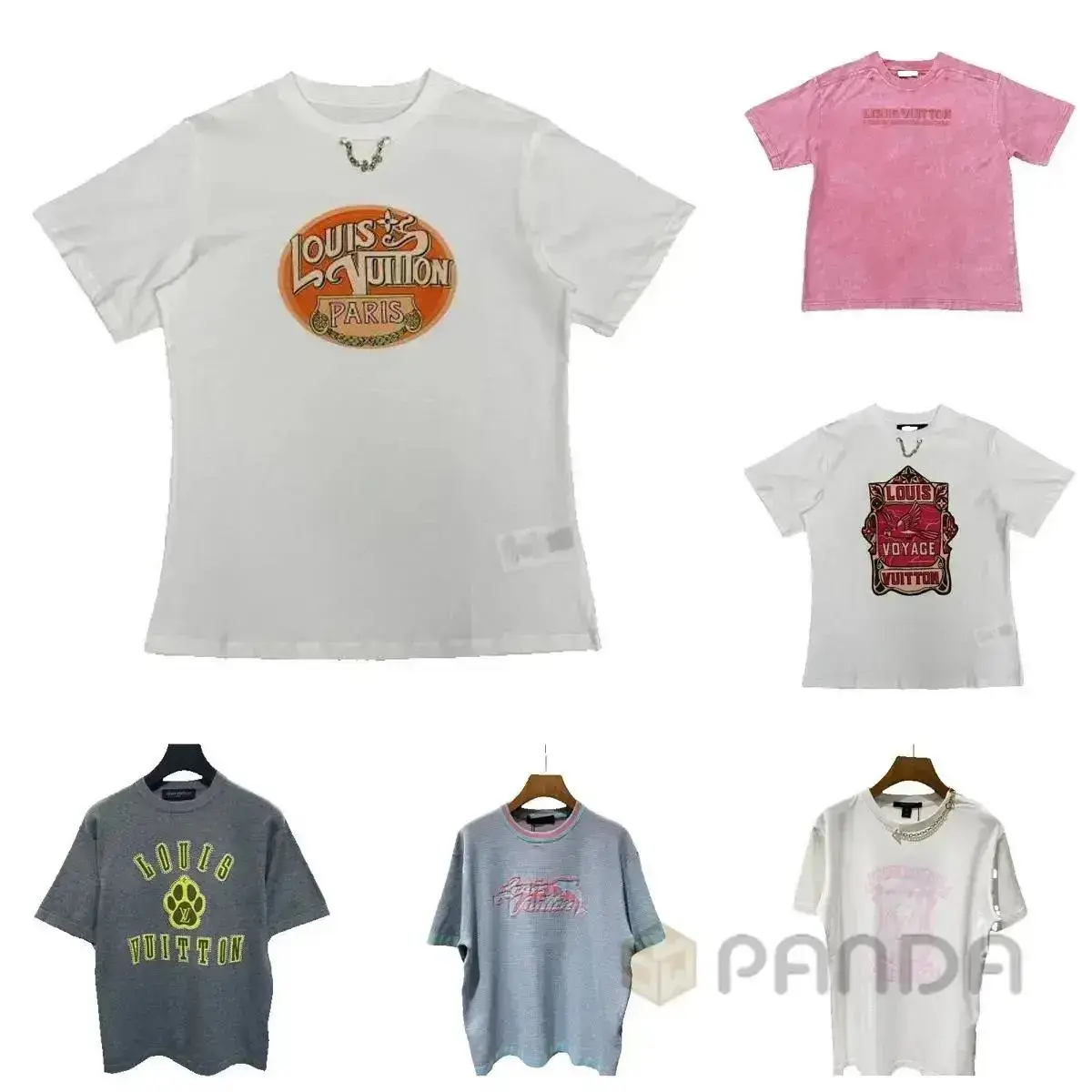 高质量女款链条印花短袖 pls add whatsapp: 18859952090 if u need size guid