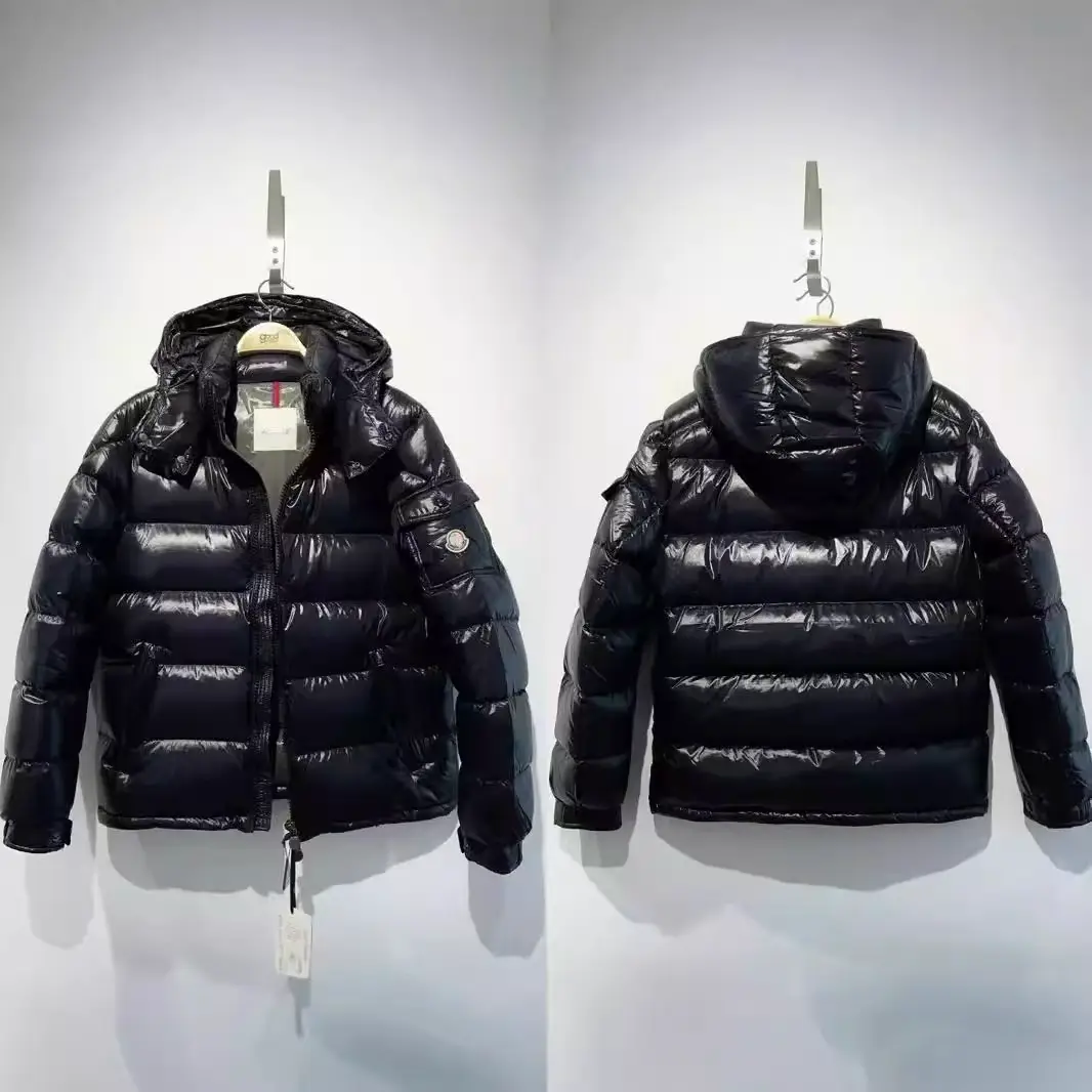 Cross-Border New High Version Cotton Jacket Men's Hooded Thickened Windproof Waterproof Casual Fashion Warm Jacket Casual