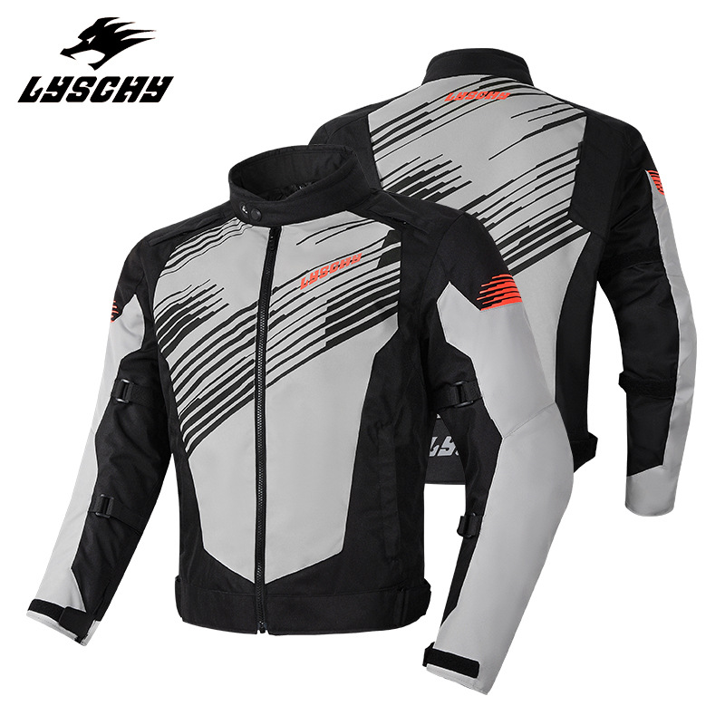 LYSCHY Thunder-wing Motorcycle Riding Suit Winter Men's Waterproof Thickened Warm Drop-resistant Motorcycle Jacket for Four Seasons