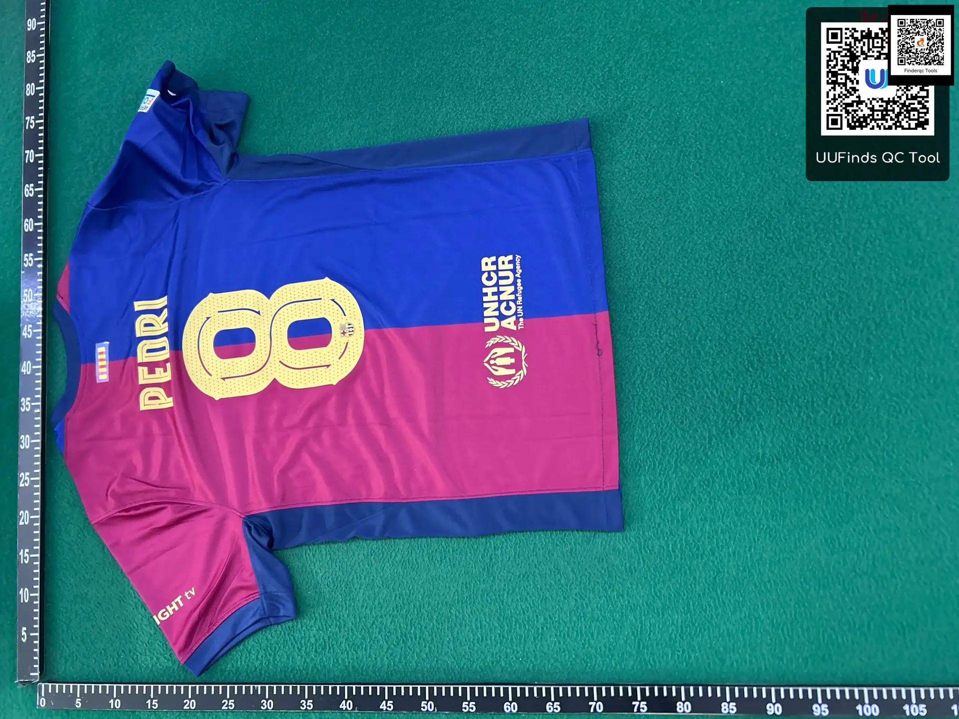 FC Barcelona 2022-2023 Pedri 8 UNHCR Jersey