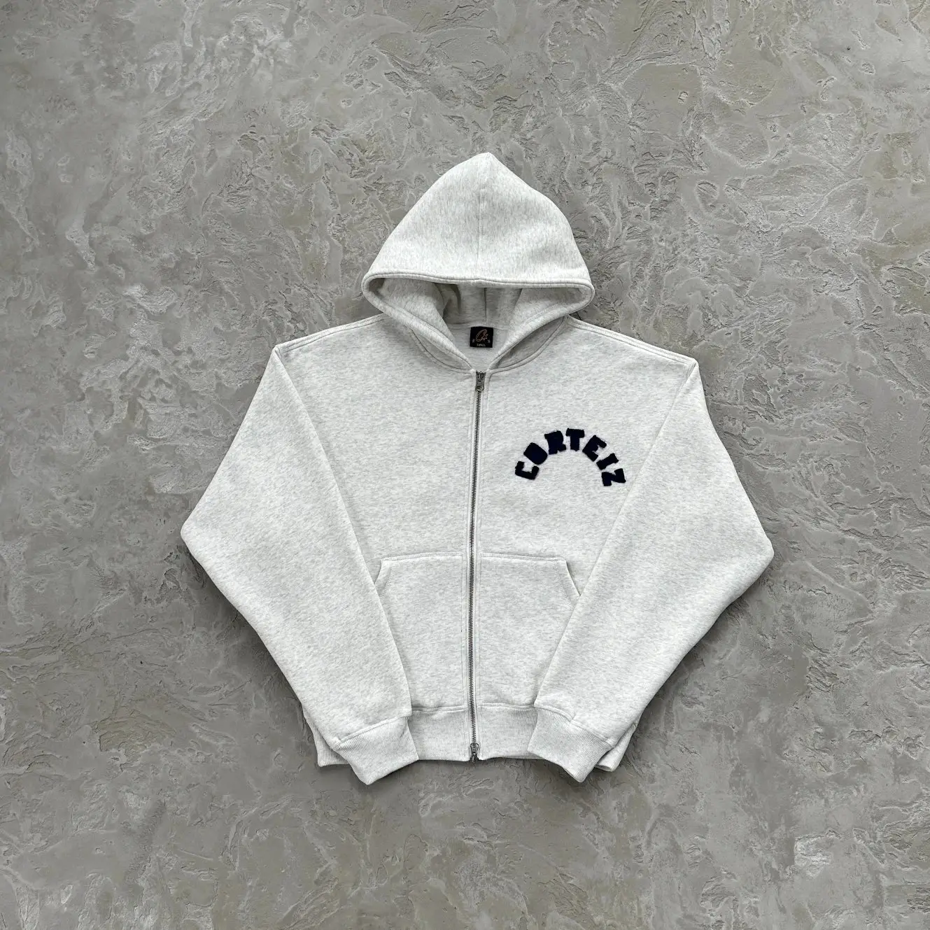 Cortiez Grey Zip Hoodie