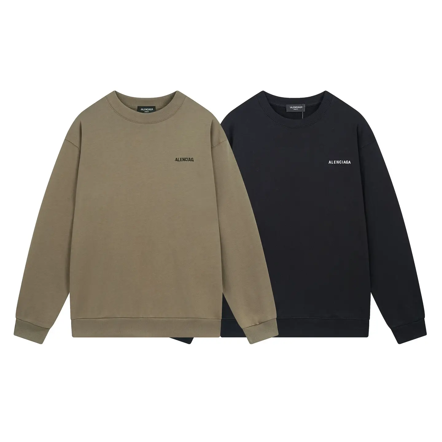 Correct version of Paris fashion brand B Classic front and rear letter embroidery casual loose long sleeve pullover sweater
