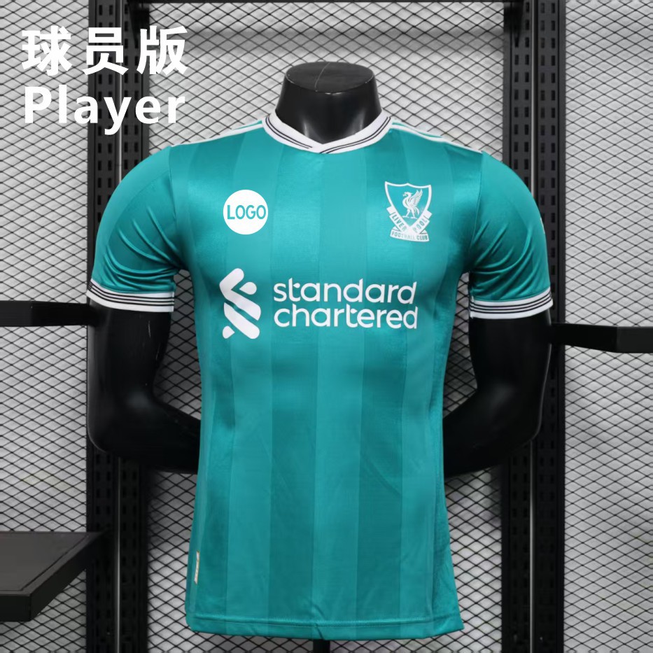 Correct Version of 2526 Liverpool Second Away Jersey Veltz Salah No. Rota Player Version Single Top