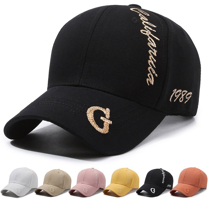 New Style Baseball Cap with Simple Embroidered Letters, Sun Protection, Fashionable Trendy American Hip-Hop Style, Japanese Casual 2026 Model