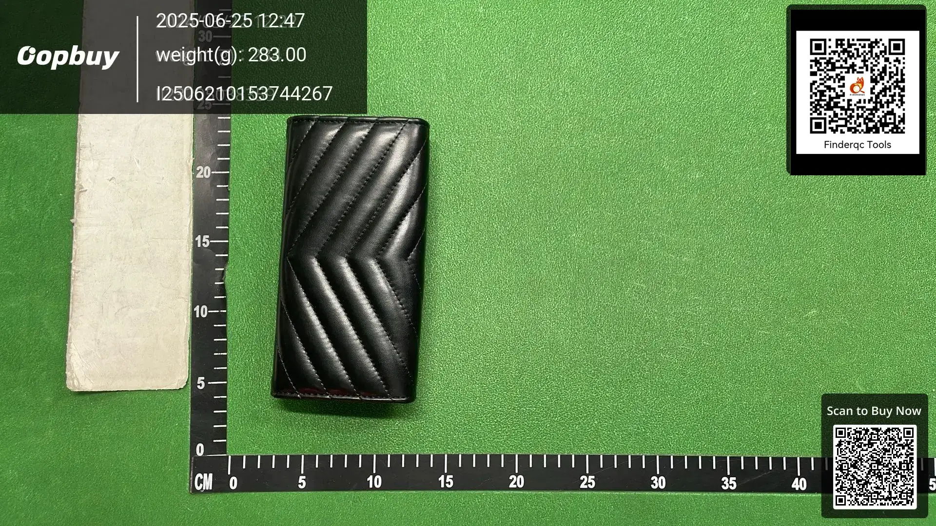 Saint Laurent Matelasse Wallet Black