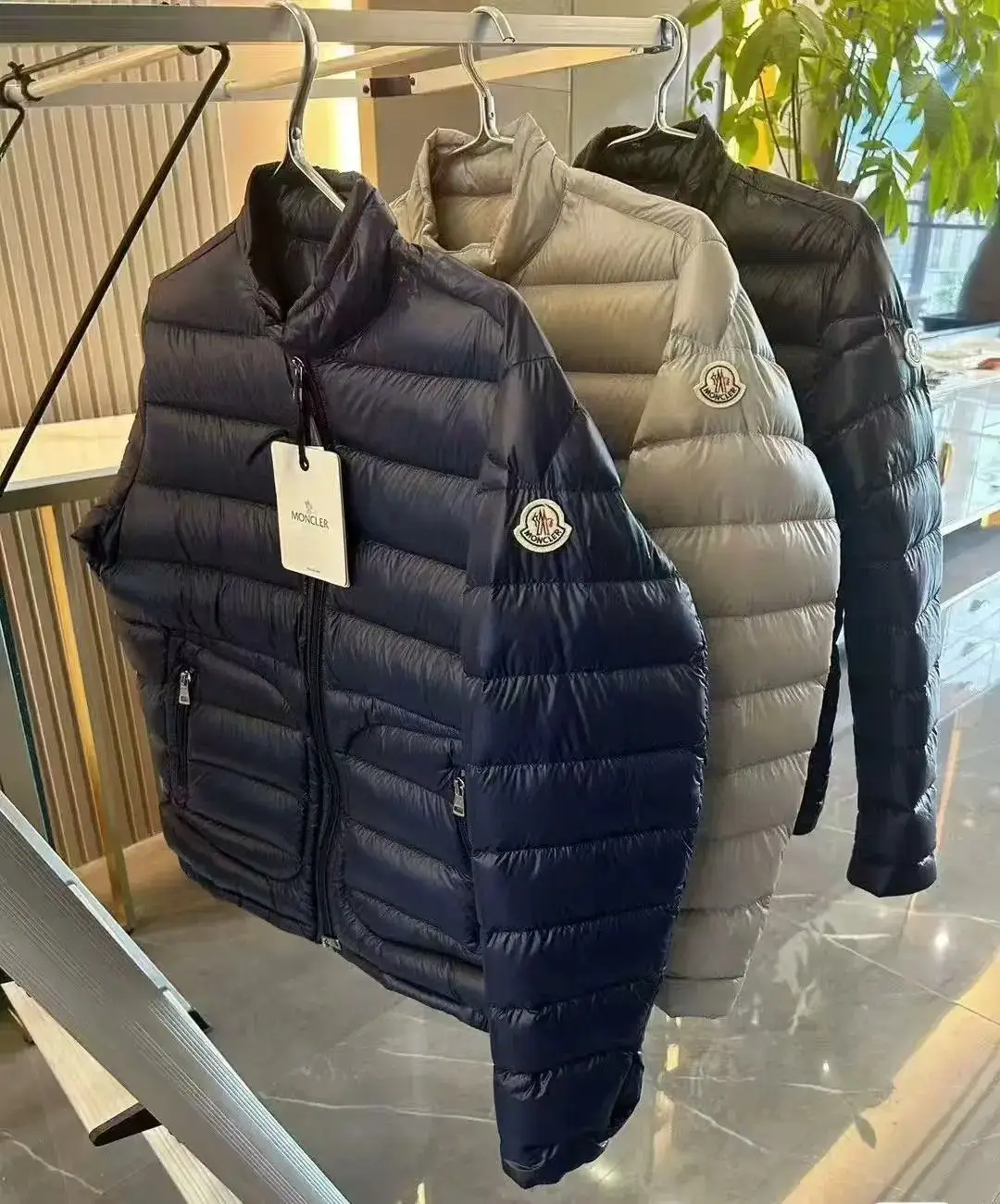 蒙家06轻薄短款男士绒羽绒服夹克外套