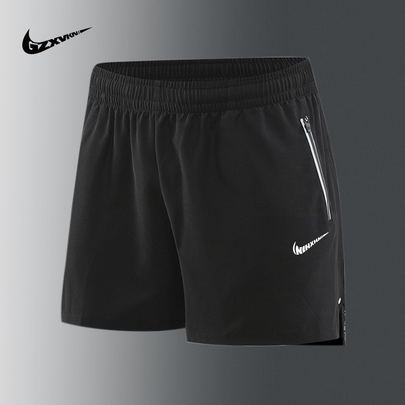 Men's 2025 Summer Sports Casual Shorts Men's New Ice Silk Thin Three-Point Pants Fitness Woven Quick-Drying Pants
