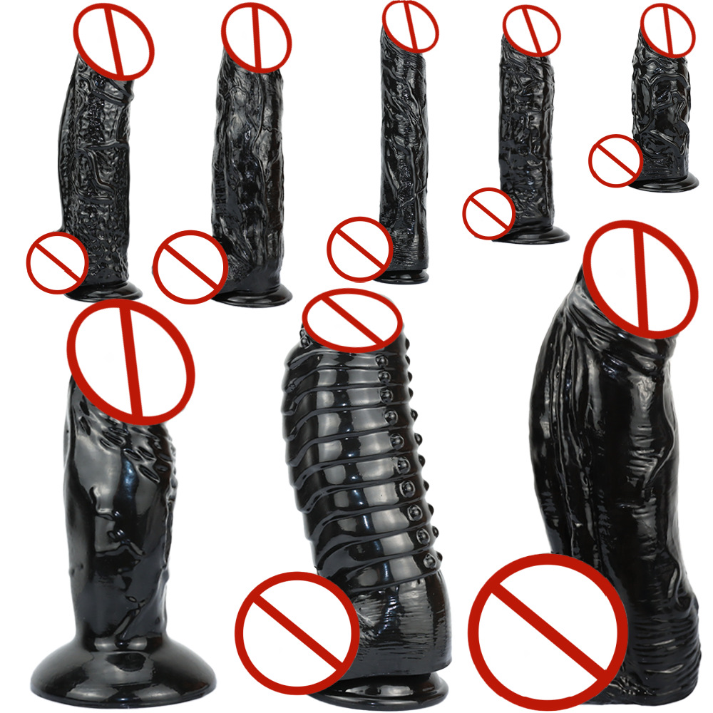 10cm Super Large and Thick Dildo, Special-Shaped Giant Anal Expander, Giant Black Anal Plug, Artificial Penis
