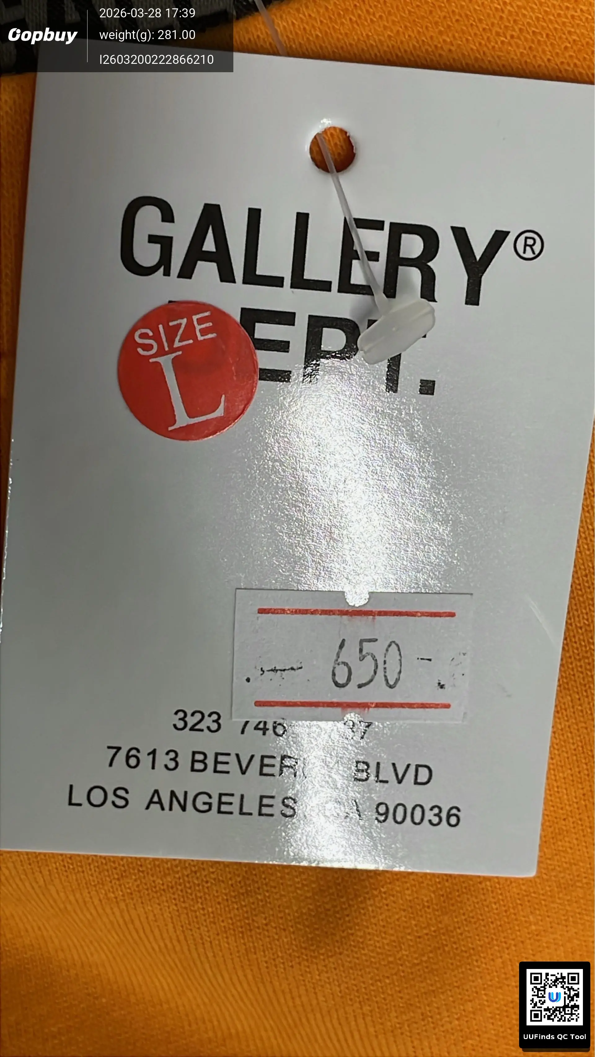 Gallery Dept New Classic Letter Slogan Logo Printed Round Neck Pure Cotton Short-Sleeved T-Shirt for Men and Women