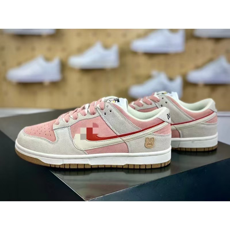 2025 New Putian Shoes Pure Original Dunk Double Hook Year of the Rabbit Limited Joint Low-Top Men's and Women's Sb Retro Board Shoes