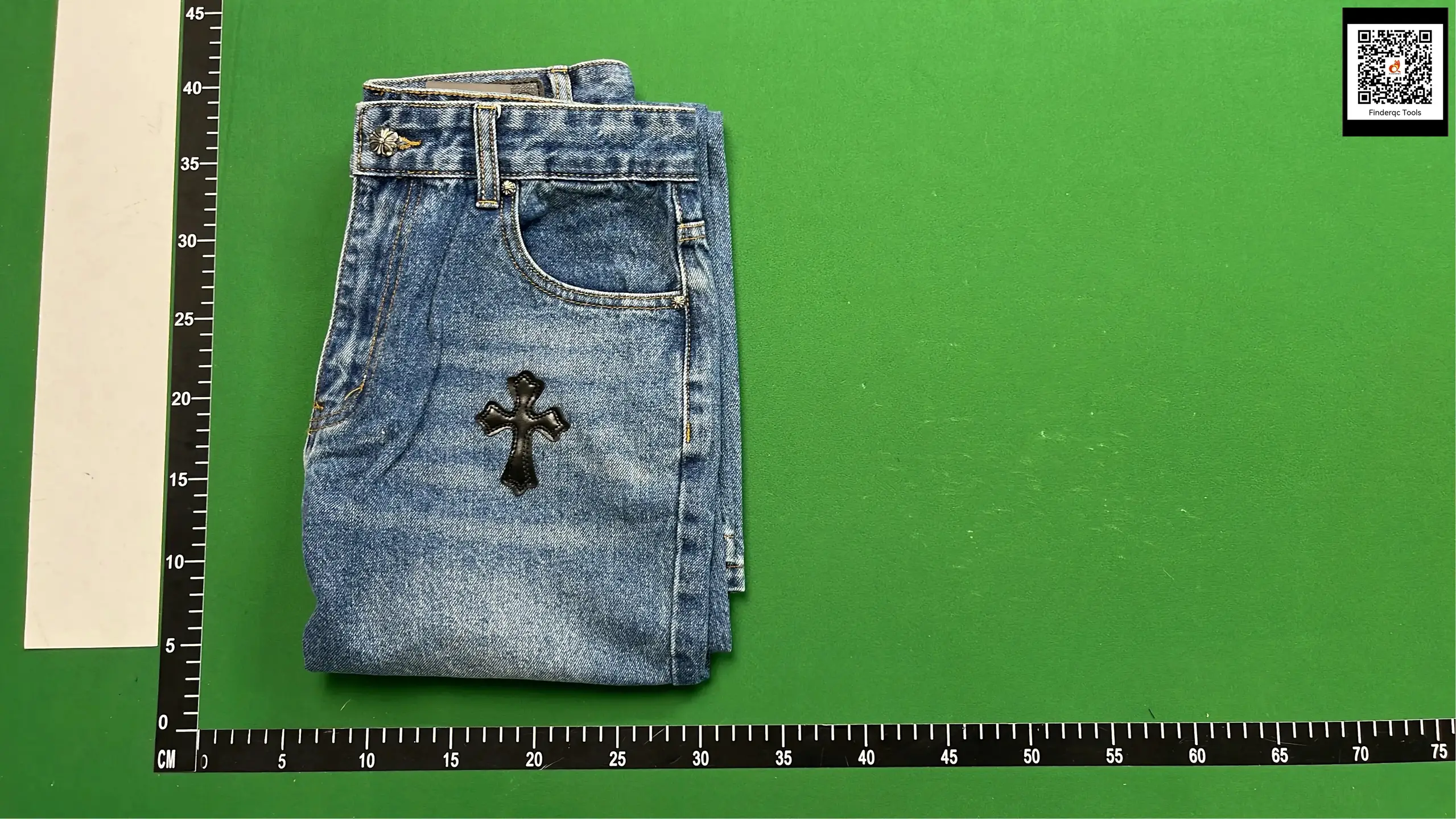 Chrome Hearts Denim Jeans Black Cross