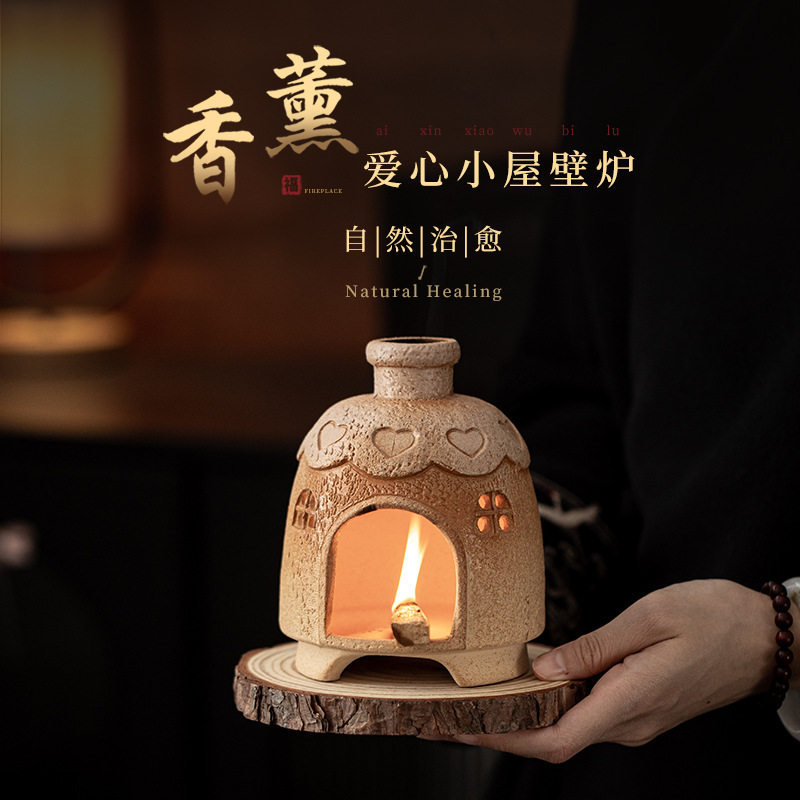 Peruvian Sacred Wood Healing and Purification Sage Incense Burner Ceramic Incense Burner Cedar Stick Tray Ambiance Burning Container