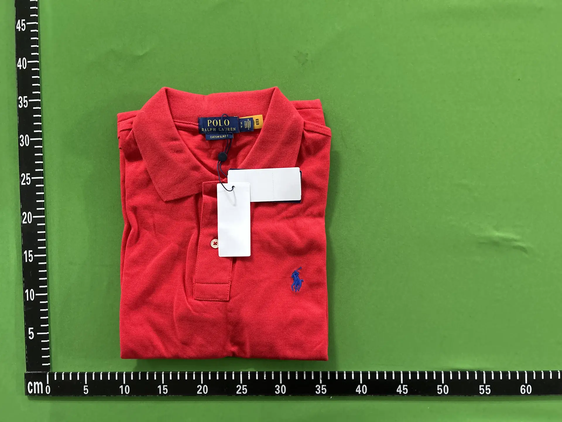 Polo Ralph Lauren Custom Slim Fit Red Polo Shirt