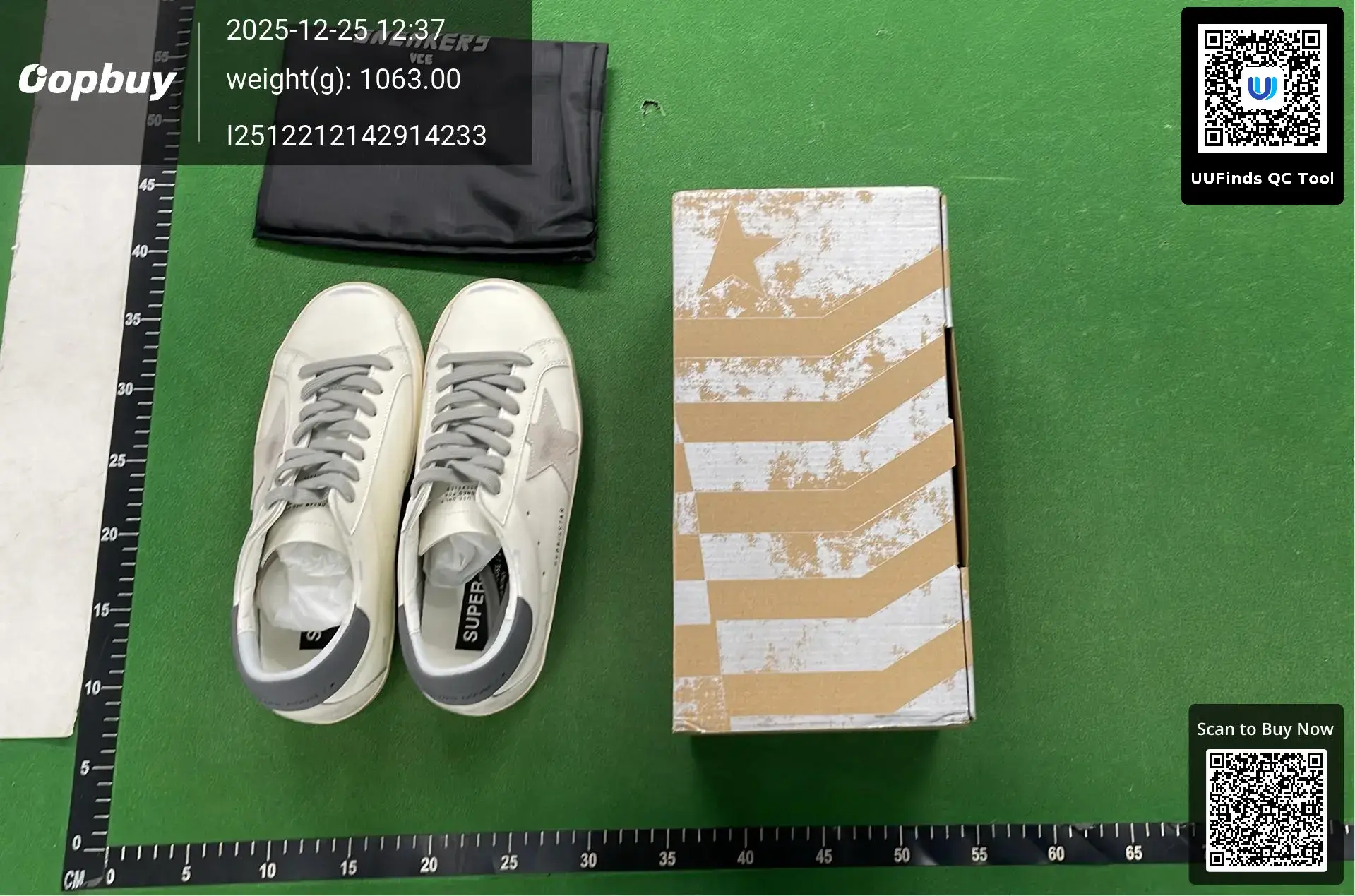Golden Goose Superstar White Grey
