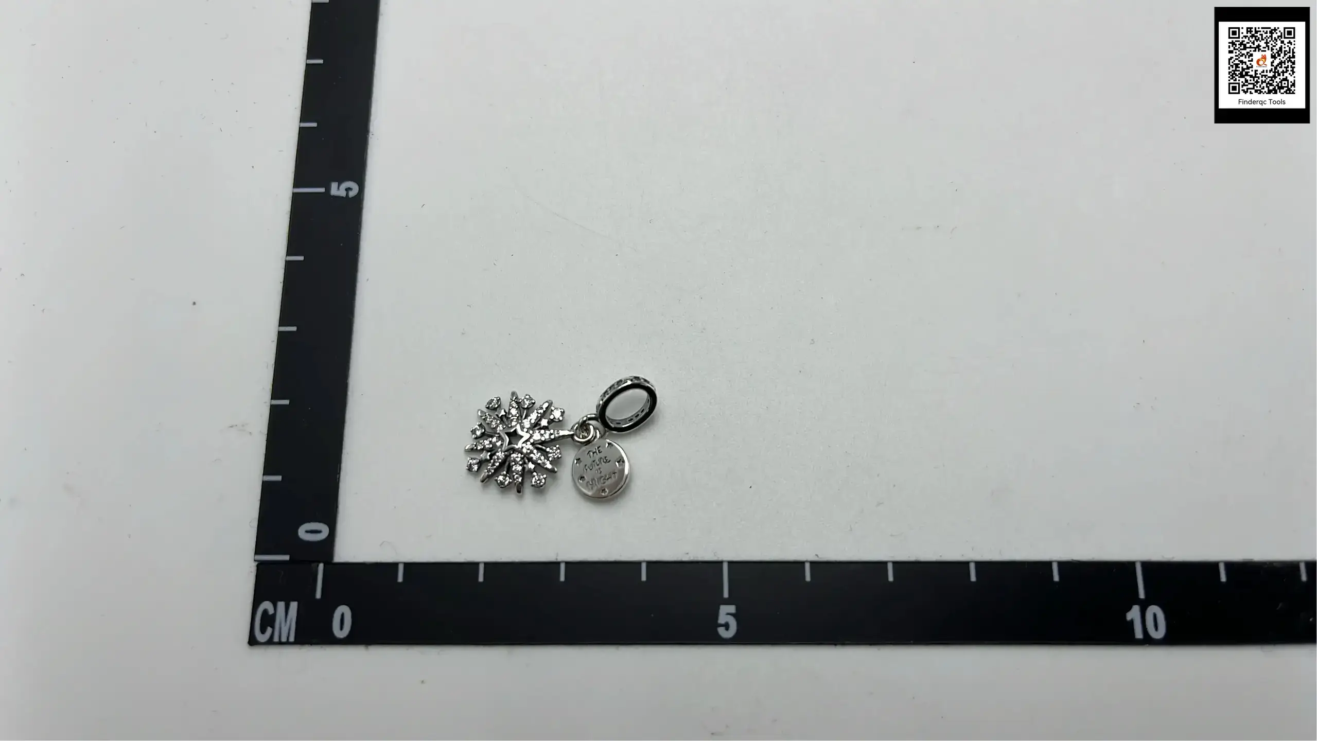 Panjia New Products White Copper Silver Plated Squirrel Pendant Beaded Snowflake Pendant DIY Bracelet Bracelet