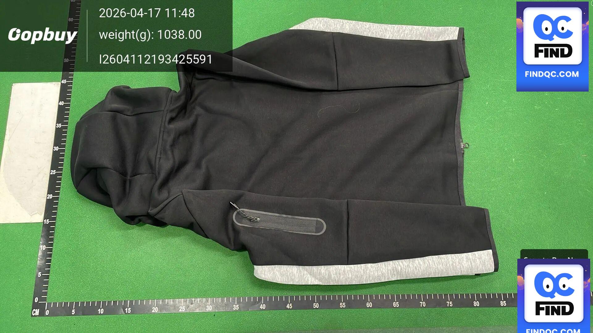 反光tech连帽拉链衫套装 — QC-foto 2