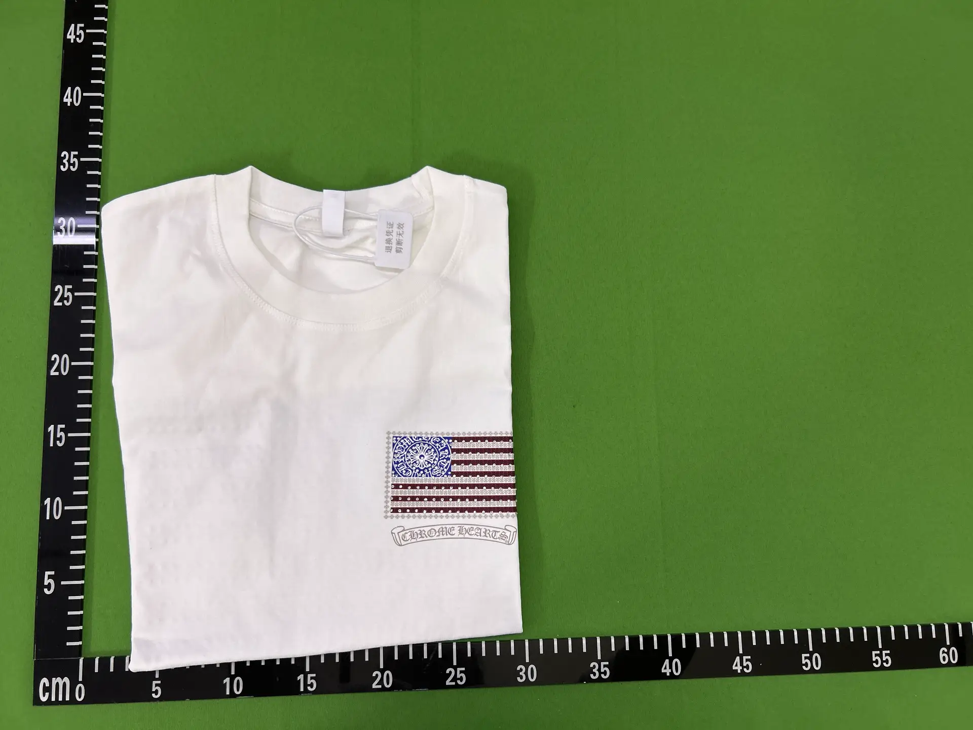Chrome Hearts short sleeve white t-shirt