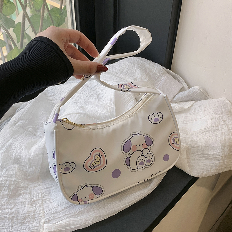 Women's Bag 2023 New Korean Style Cute Harajuku Style Cartoon Fashion Shoulder Bag Korean chic Soft Girl Underarm Bag