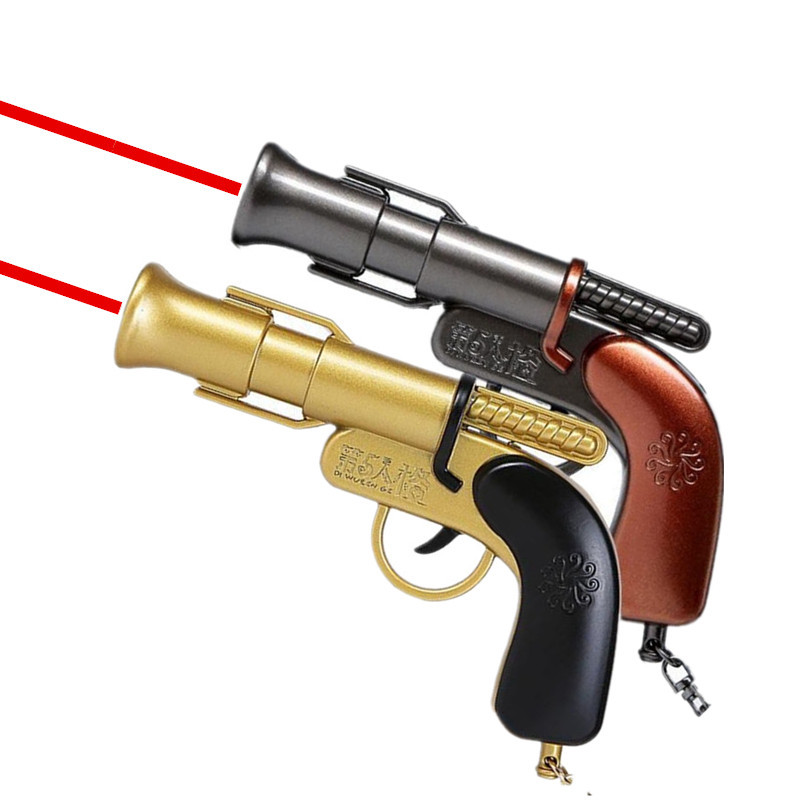 Personality peripheral twenty-sided dice shark stick air force signal toy gun with infrared alloy model