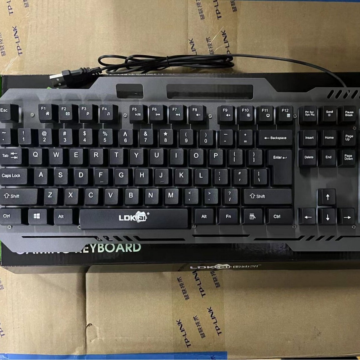 Raidi Kai RK300 suspension mechanical feel backlit metal keyboard notebook USB wired luminous game batch