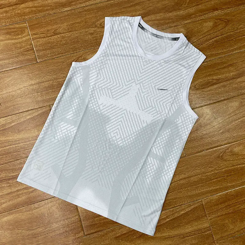 [Foreign Trade Order] Quick-Drying Thin Summer Outdoor Sports Quick-Drying Breathable Loose Fitness Casual Sleeveless Top