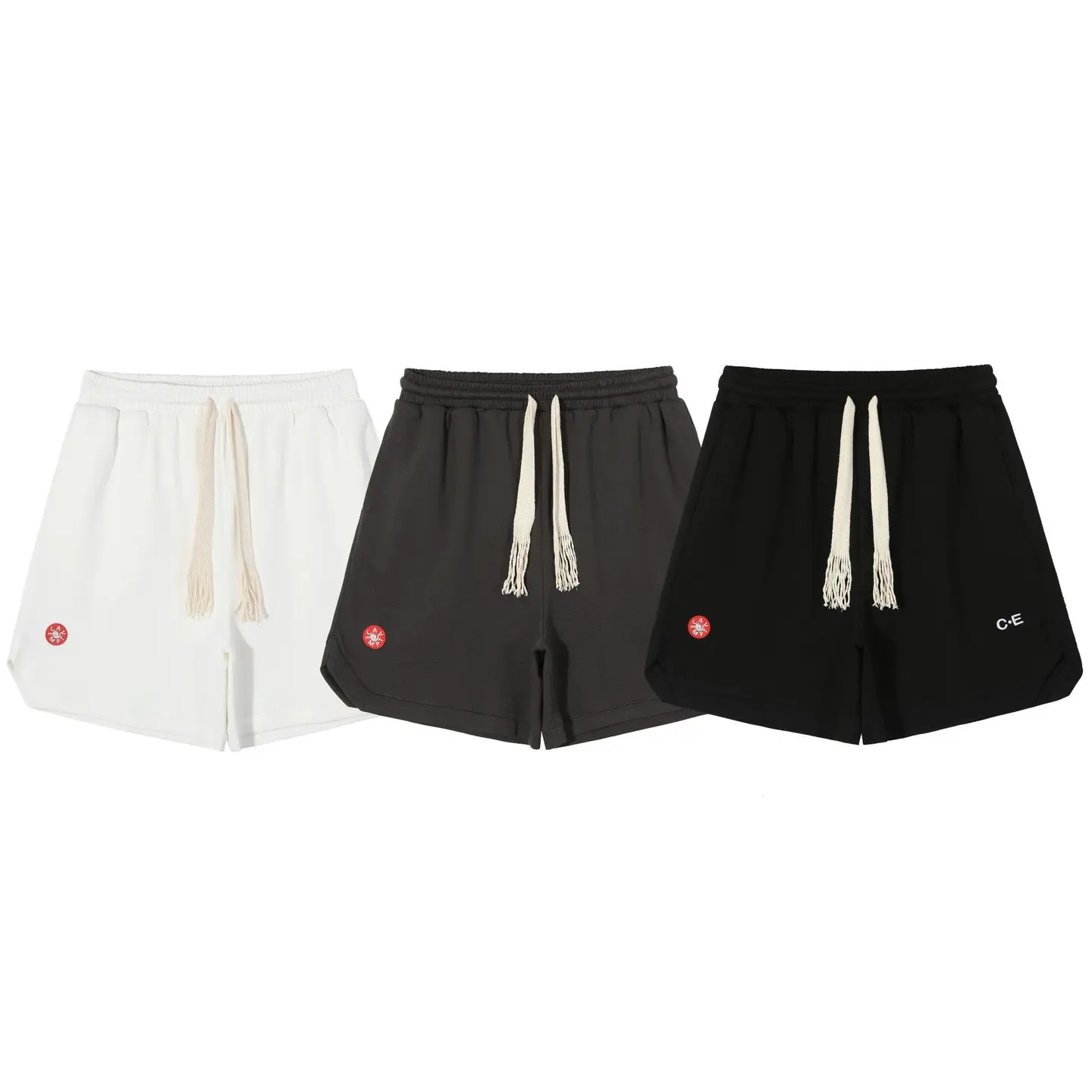 2025 Spring/Summer New C.E Embroidered Letter Pique Double-Sided Sports Shorts Unisex Wholesale