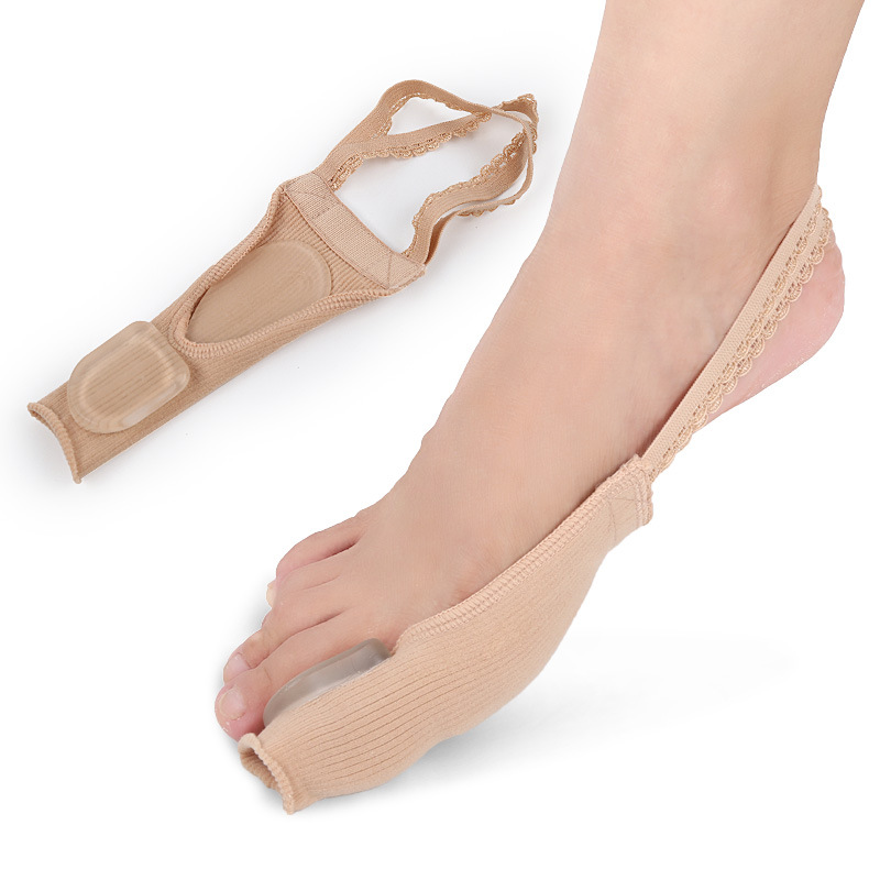 Nylon Gel Lace Protective Cover Wear-resistant Fiber Split Toe Cover Combing Toe Sweat-absorbing Sticker Foot Correction Toe