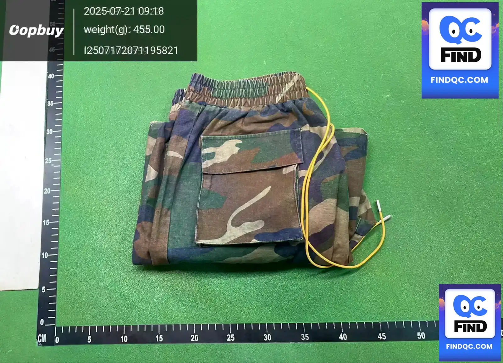 2024 New Men's Shorts High Street INS Same Camo Multi Pocket Drawstring Washed Outdated Casual Work Shorts